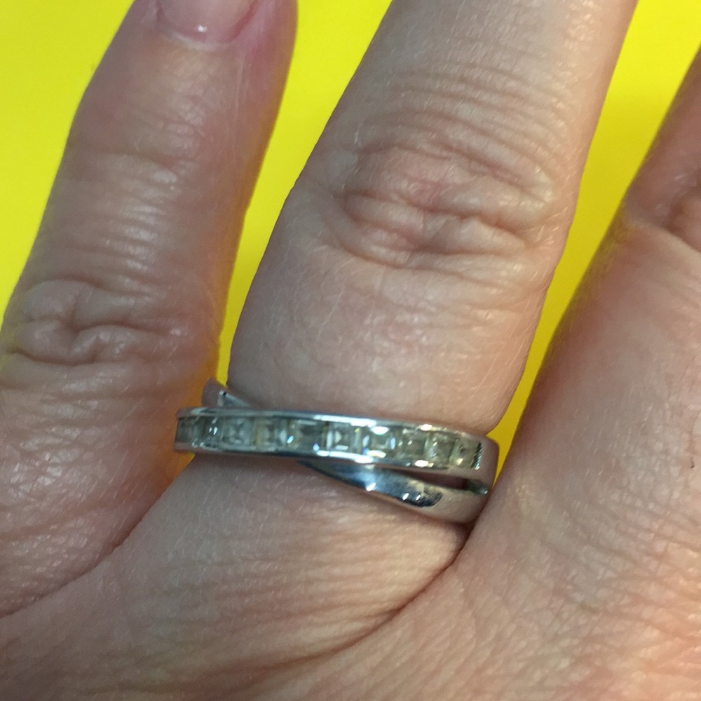 Silver Ring with Gems Stones